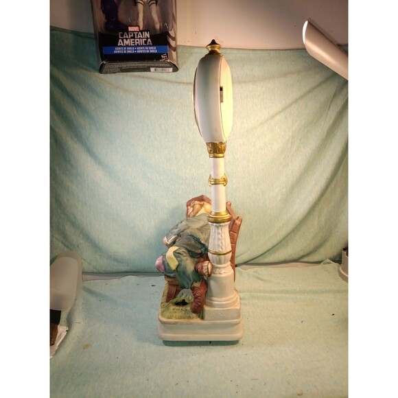 Melody in Motion Wall Street Willie Sleeping On Park Bench Clock Works music box - Picture 4 of 8